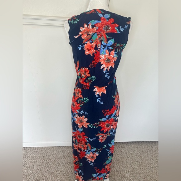 Talbots Floral V-Neck Maxi Dress size 8 - Picture 5 of 11